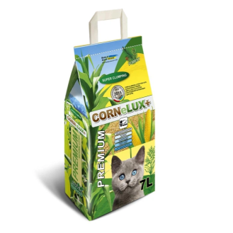 Наповнювач для котів кукурудзяний Cornelux+ лісовий 4 кг - 7 л